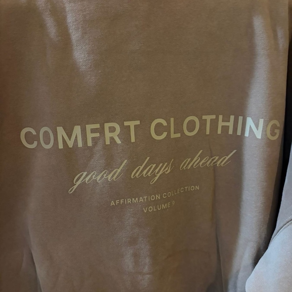 Comfrt Clothing Tan Sweatshirt